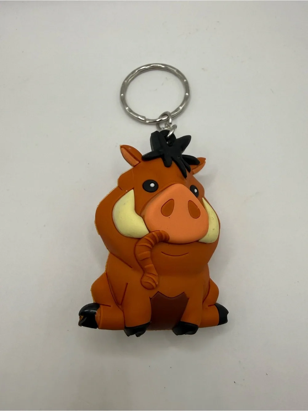 Blind Bag Disney The Lion King Pumbaa 3-D House Figural Keychain Keyring